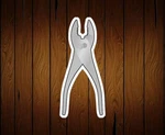 Pliers Tool Cookie Cutter - 3D Printed Food Safe Plastic. Fixed Price $6.00.