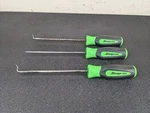 #BK347 Snap-on Tools Usa Green Soft Grip Heavy-duty Pick Set SGLASA604BG. Fixed Price $74.95.