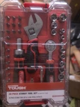 Hyper Tough 38-PIECE Stubby Tool Set, Pc Adjustable Wrench Pk Hex Keys. Fixed Price $40.00.