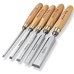 5PC. Robert Sorby #5166 Bevel Edge Boxwood Chisel Set. Fixed Price $219.94.