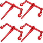 Vevor Chain Binder Ratchet Load 3/8"-1/2" 9215LBS For Tie Down 4 Pack. Fixed Price $99.99.