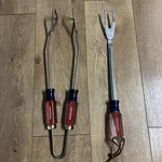 Craftsman Screwdriver Handle Grill Tools Set Of 2 (tongs & Fork) Bbq. Fixed Price $24.99.