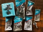 Set Of 8 Makita Carbide Tipped Router Bits. Fixed Price $185.00.