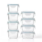 Glasslock Mini 5 & 7 Oz Tempered Food Storage Container Set, 8PC(OPEN Box). Fixed Price $32.03.