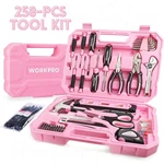 258 Piece Workpro Ladies Pink Hardware Tool Set With Durable Carrying Case. Fixed Price $64.98.