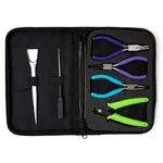 Cousin Diy 6-PIECE Jewelry Making Tool Set W/ Black Storage Case Steel Pliers. Fixed Price $41.71.