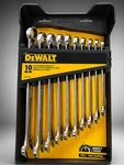 Dewalt 10 Piece Metric Combination Wrench Set DWMT72166. Fixed Price $55.00.