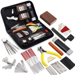 Mifoge 45PCS Guitar Repairing Maintenance Tool Kit With Carry Bag Large Care .... Fixed Price $50.72.