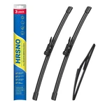 Hrsno 20"+19" Windshield Wipers With 10" Rear Blade Sets 20+19+10. Fixed Price $40.90.