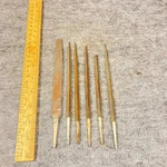 Heller Files 6 Pc 5 Triangular 1 Half Round Usa. Fixed Price $13.00.