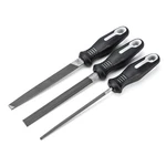 Nicholson 3 Pc. 6" Bastard File Set With Ergonomic Handles - 22015HNNN. Fixed Price $41.41.