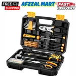 Dekopro 50-PCS General Household Kit With Plastic Toolbox All-purpose Home. Fixed Price $31.99.