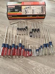 Sears Craftsman Tools Usa 30PC Screwdriver Set Philips Flat Torx Wf 41822 Nos. Fixed Price $239.99.