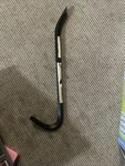 12" Hardware Crowbar Garage - Straight And Curved Ends. Fixed Price $26.63.