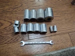 Vintage Tru Test Socket Set Lit Proto Family Usa Ratchet Wrench Tool. Fixed Price $12.99.