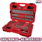 Craftsman 159 -piece Metric Standard (sae) Mechanics Tool Set With Hard Case. Fixed Price $201.15.