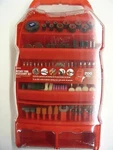 Ace 2421410 Rotary Tool Accessory Set And Storage, 200 Pcs. Free Shipping. Fixed Price $19.00.