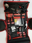 Stalwart 86-PIECE Household Hand Tool Set With Roll-up Bag, 75-HT1086-NEW. Fixed Price $37.99.