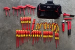 Wiha 48 Piece Master Electrician's Insulated Tool Set Canvas Bag. Fixed Price $649.99.
