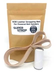 1X30 In. Leather Honing Belt Super Strop Fits Sanders Razor Sharp Edge. Fixed Price $20.99.