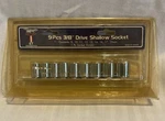 Eagle Tools SKDD087AZA 9 Piece 3/8" Drive Shallow Socket - Nos. Fixed Price $19.00.