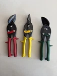 Snap-on Tools Tin Snips 3 Piece Set Left Right Straight. Fixed Price $320.00.
