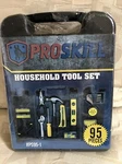 Home Repair Tool Set, 95 Pieces Pro Skill Household Yellow Sealed. Fixed Price $49.00.