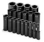 Sk Tools 19-PIECE 1/2-INCH Drive 6 Point Deep Fractional Impact Socket Set 4049. Fixed Price $309.25.