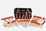 Wiha 32874 50 Piece Master Electrician's Insulated Tool Set Canvas Bag. Fixed Price $499.99.