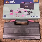 Blue Ridge Pink Household Tool Kit 40 Pieces New (open Box). Fixed Price $19.00.