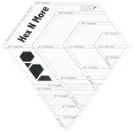 Jaybird Quilts Hex N More Ruler JBQ201. Fixed Price $49.36.