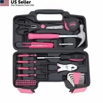 Hantinstom 39PC Household Kit Home Repair Set W/ Plastic Toolbox Blue New. Fixed Price $34.02.