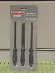 Sears Craftsman Nos 31324 Evolv 3-PC 6 Wood And Metal File Set. Fixed Price $15.99.