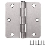 Bowery Hill Steel Door Hinge Satin Nickel 31/2INCH 1/4INCH 3-PACK. Fixed Price $29.29.