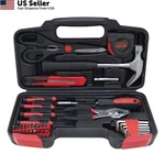Hantinstom 39-PIECE Household Tools Kit Essential Home Repair Set 39P-RED. Fixed Price $30.66.