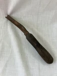 Vintage Bent/angled Scraper Chisel Gouge Tool With Wooden Handle. Fixed Price $5.98.