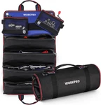 Roll Up Tool Bag, Heavy Duty Organizer With 6 Pockets, Detachable Pouches. Fixed Price $42.99.