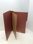Globe-weis Dual Tab Classification Folders, 1 DIVIDER-2" Fasteners Legal Red. Fixed Price $16.95.
