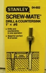 Stanley Screw-mate Drill Countersink 04-602 1 X Nos Usa. Fixed Price $29.95.