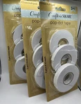 Set Of 3 Square Piece Pop-dot Tape Great For And Crafting. Fixed Price $9.55.