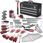 438-PIECE Mechanics Tool Set With 3-DRAWER Heavy Duty Metal Box Repair Kit. Fixed Price $278.26.