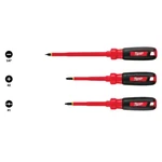 Insulated Screwdriver Set (3-PIECE) Milwaukee Electrical Electrician Hand Tool. Fixed Price $30.00.