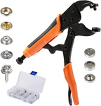 Heavy Duty Snap Fastener Tool, Setter Attach 10 Sets 50 Pcs Boat Cover. Fixed Price $42.01.