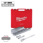 Milwaukee 48-22-9010 47 Pc Sae & Metric 1/2DR Socket Set Authorized Usa Dealer. Fixed Price $197.77.