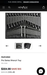 Newage Pro Series Wrench Tool Tray (sku 53982). Fixed Price $174.99.