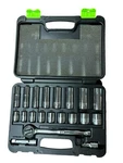 Pittsburgh Pro 3/8 Ratchet Socket Set Tools. Fixed Price $44.99.