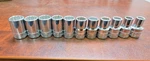 Wright Tool 11 Pc 1/2" Drive 12 Point Metric Socket Set 9MM-19MM New!!!. Fixed Price $123.99.