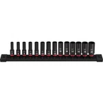 Milwaukee Shockwave 3/8 In. Drive Metric 6 Point Impact Rated Deep Socket Set 14. Fixed Price $74.95.