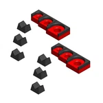 3D Tool Trays Magattach Ratchet Organizer Kit Piece Set 2PACK, Red/black. Fixed Price $66.75.