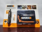 Worx 4V Electric Screwdriver Set 36PC With Usb Charge Port. Fixed Price $49.99.